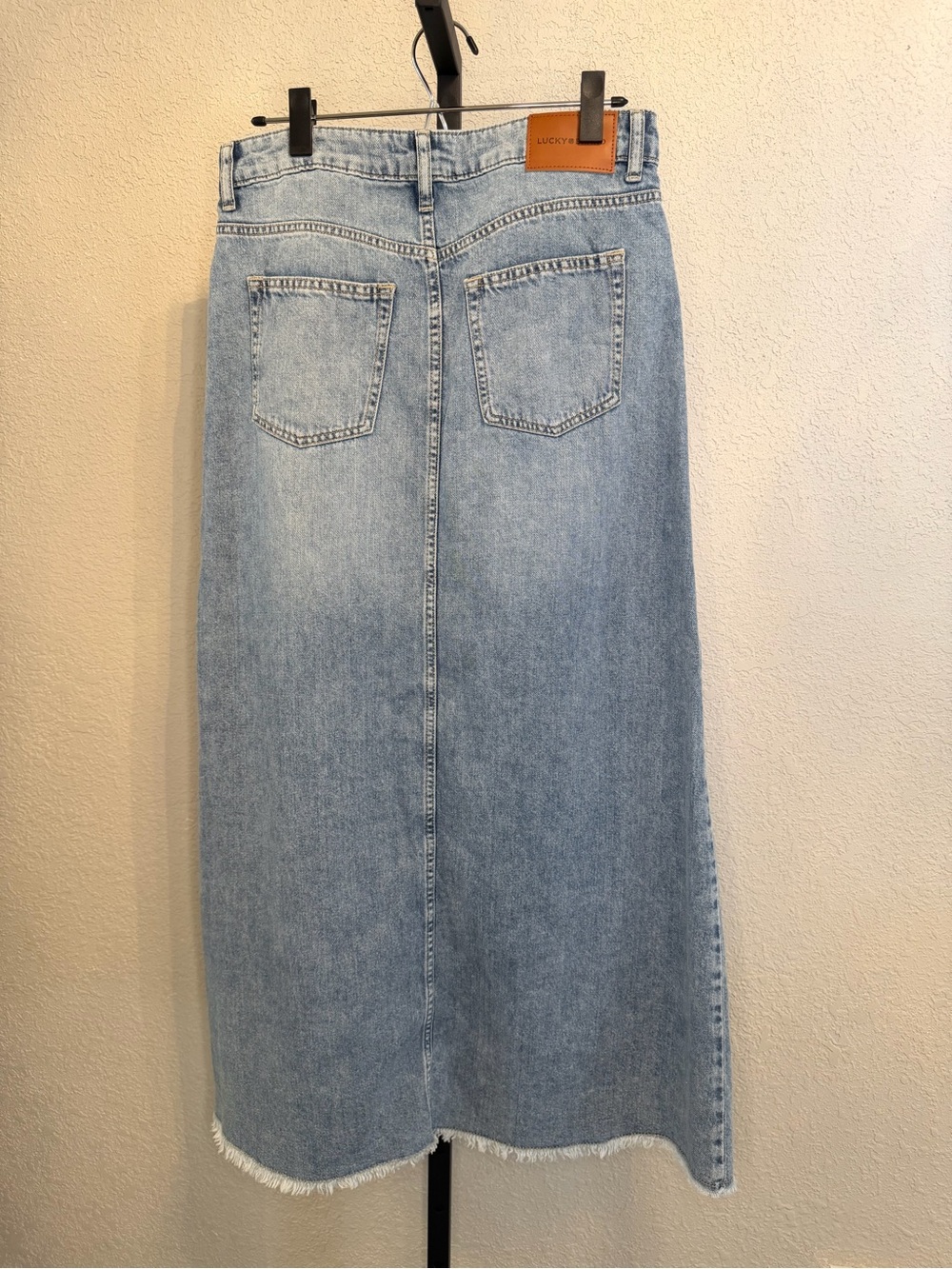 Lucky Brand Denim Maxi Skirt - Picture 5 of 12